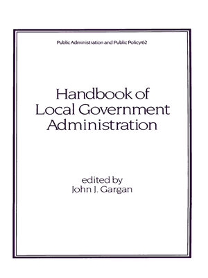 cover image of Handbook of Local Government Administration